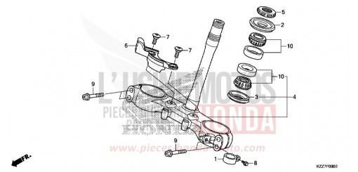 STEERING STEM CRF250LAK de 2019